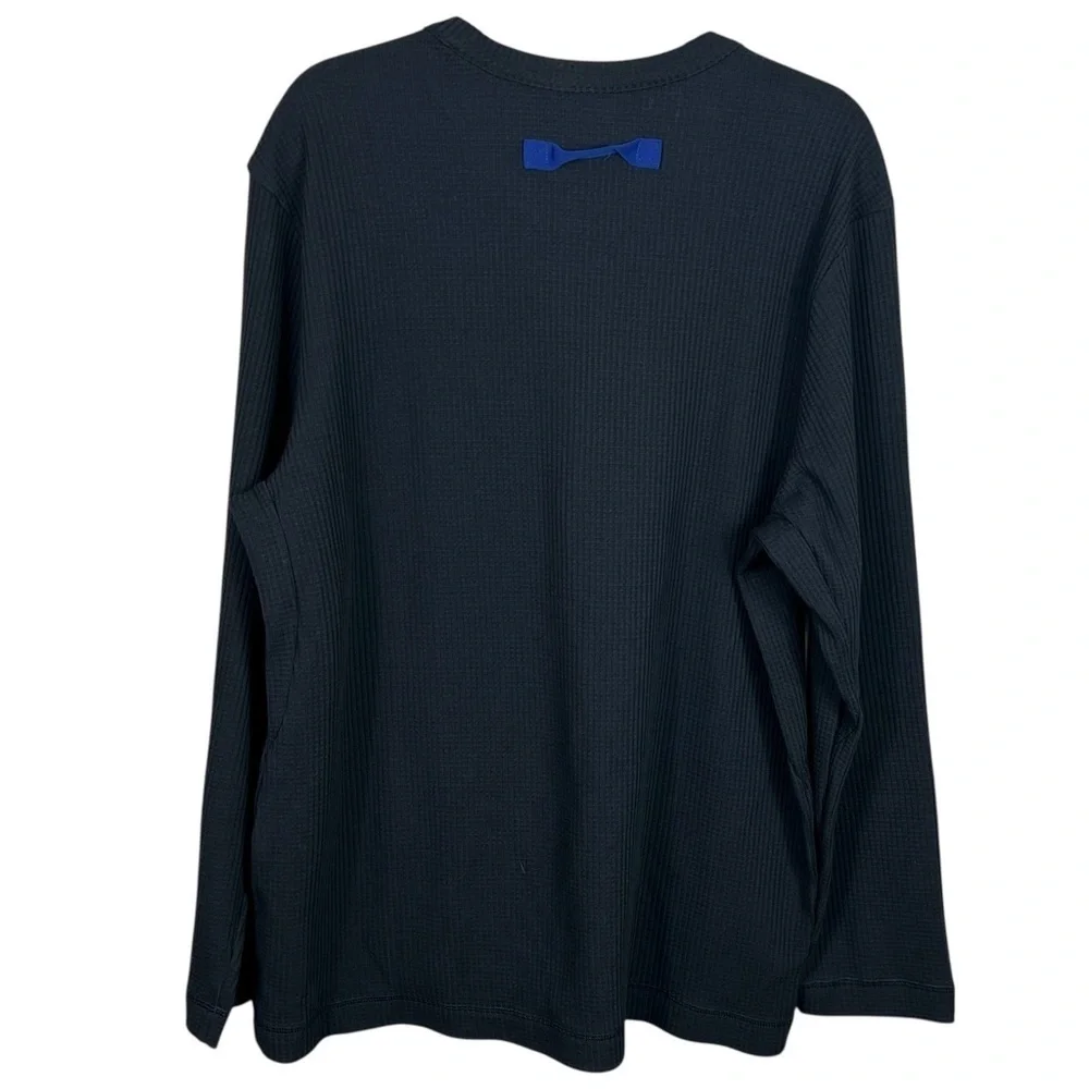 Adidas Black Primegreen M Pocket Crew Sweatshirt Long Sleeve Pullover Men’s SZ L
